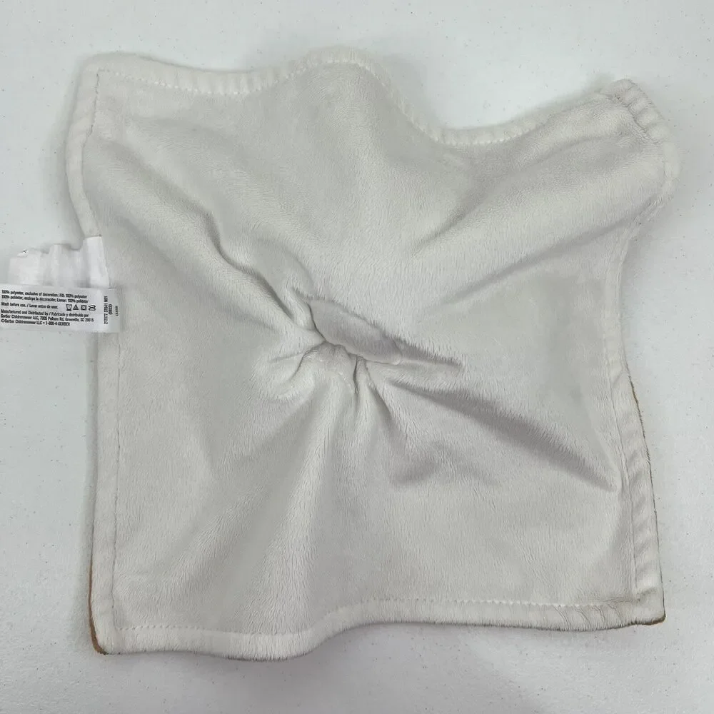 Gerber Modern Moments Lovey Baby Grey Elephant Brown 12”‎ Sun Security Blanket